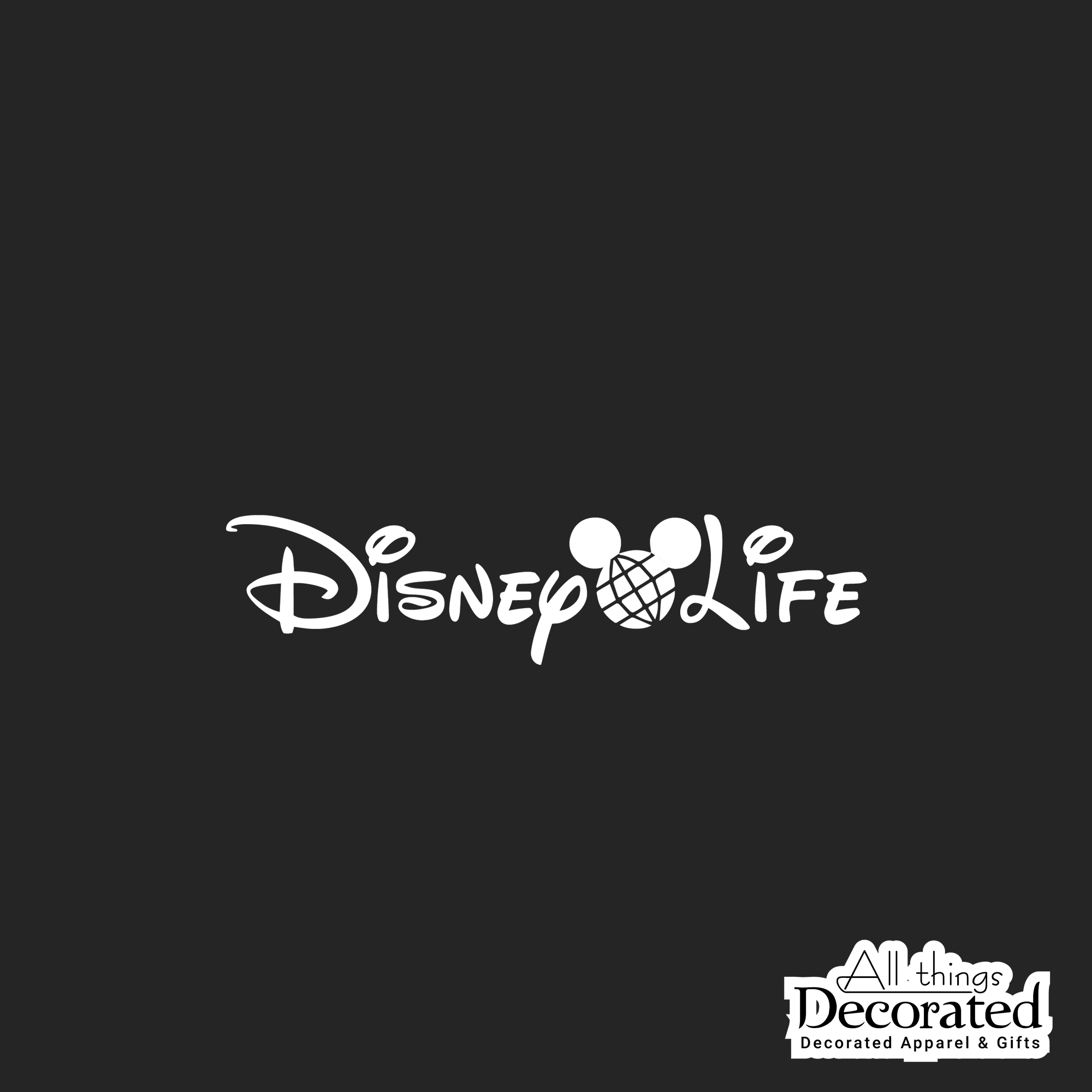 Disney Life Free shipping Vinyl car decal